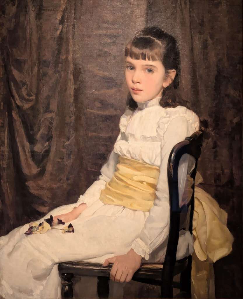 Cecilia Beaux - A Little Girl (1887)