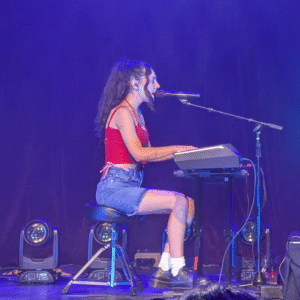 Samia performing at House of Blues, Boston